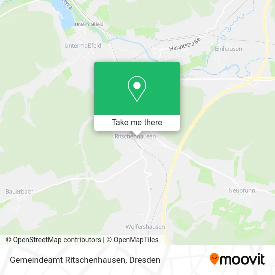 Карта Gemeindeamt Ritschenhausen