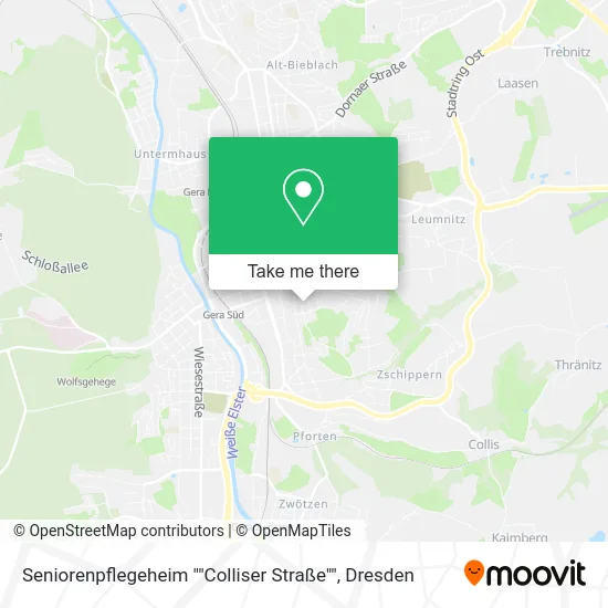 Карта Seniorenpflegeheim ""Colliser Straße""