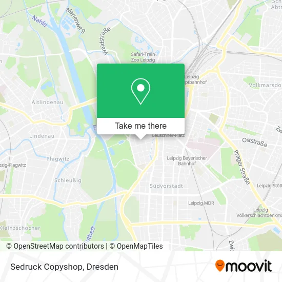 Sedruck Copyshop map