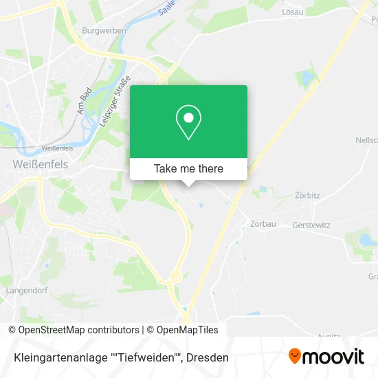 Карта Kleingartenanlage ""Tiefweiden""