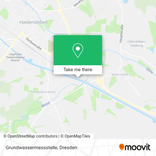 Карта Grundwassermessstelle