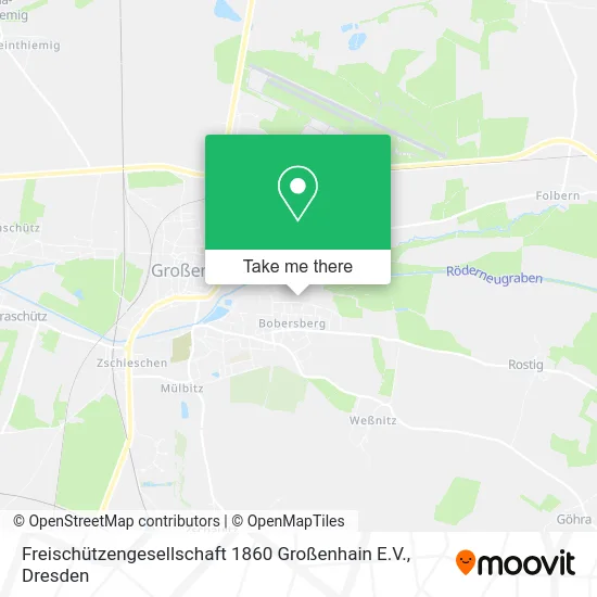 Карта Freischützengesellschaft 1860 Großenhain E.V.