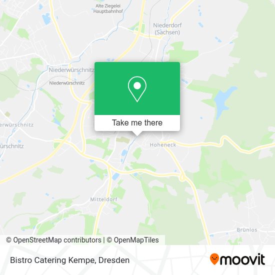 Карта Bistro Catering Kempe