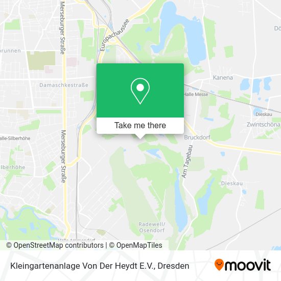 Карта Kleingartenanlage Von Der Heydt E.V.