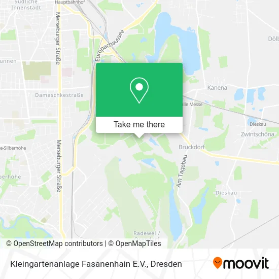Карта Kleingartenanlage Fasanenhain E.V.