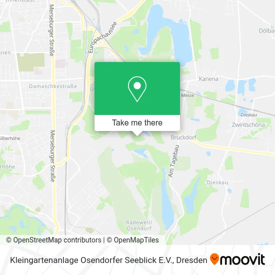 Карта Kleingartenanlage Osendorfer Seeblick E.V.