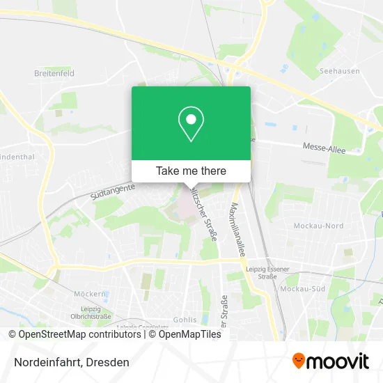 Карта Nordeinfahrt