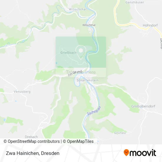 Карта Zwa Hainichen