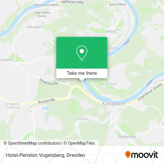 Карта Hotel-Pension Vogelsberg