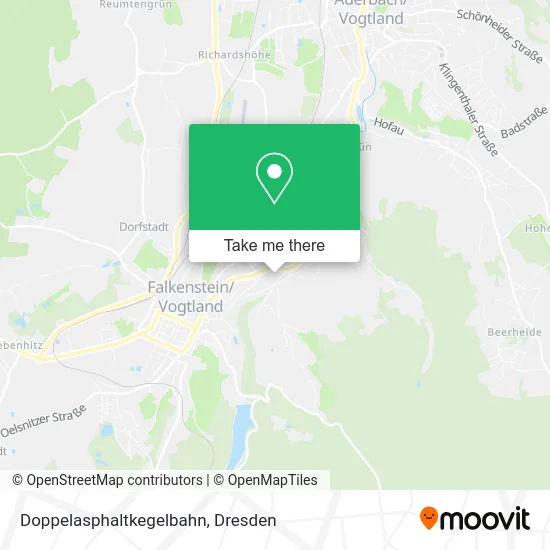 Карта Doppelasphaltkegelbahn