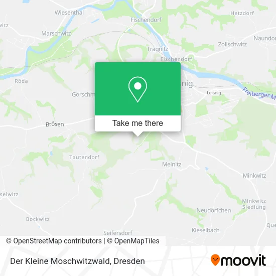 Карта Der Kleine Moschwitzwald