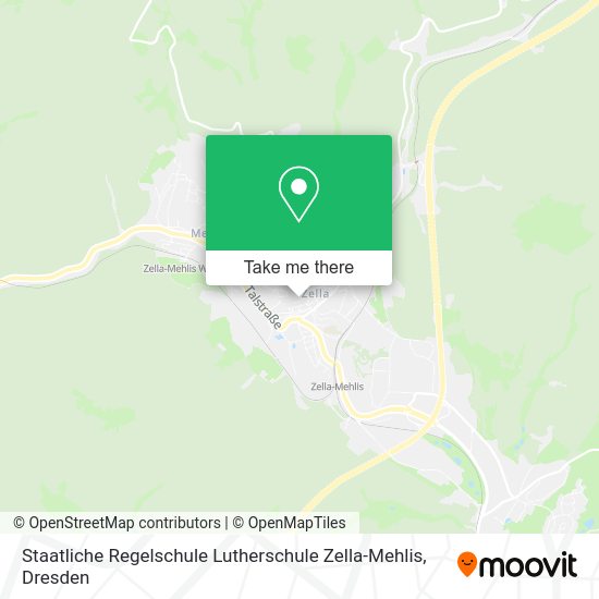Карта Staatliche Regelschule Lutherschule Zella-Mehlis