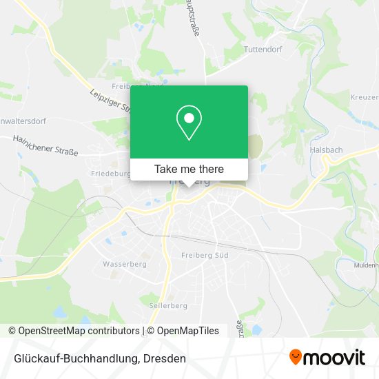 Карта Glückauf-Buchhandlung