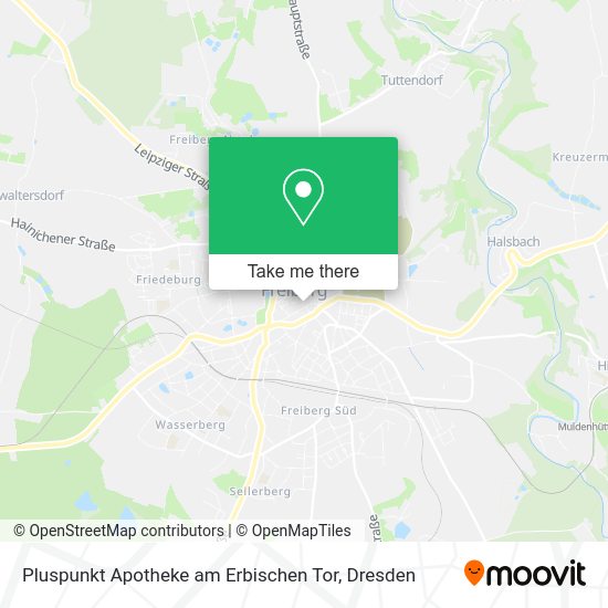 Карта Pluspunkt Apotheke am Erbischen Tor