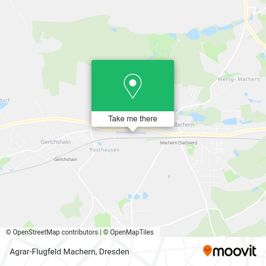 Карта Agrar-Flugfeld Machern