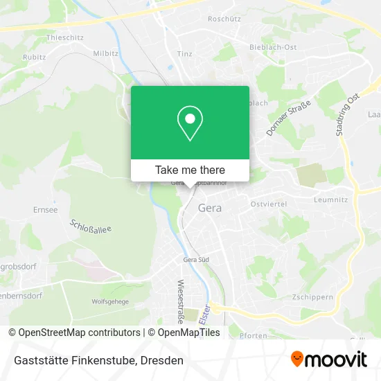 Карта Gaststätte Finkenstube