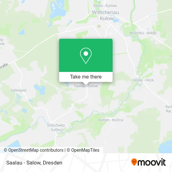 Карта Saalau - Salow