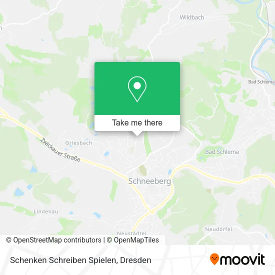Карта Schenken Schreiben Spielen