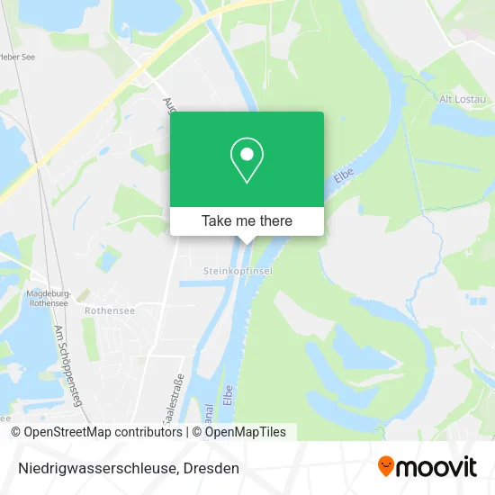 Карта Niedrigwasserschleuse