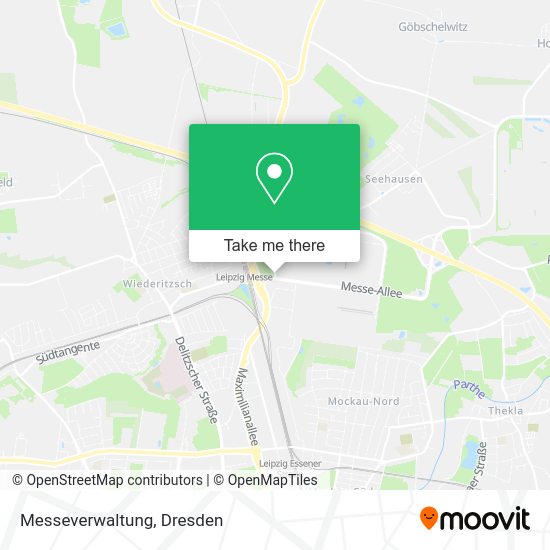 Карта Messeverwaltung