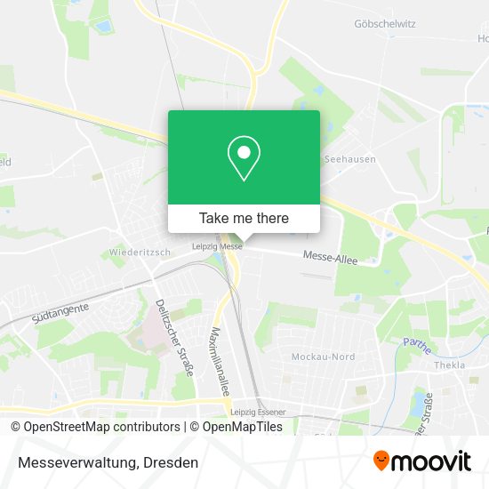 Карта Messeverwaltung