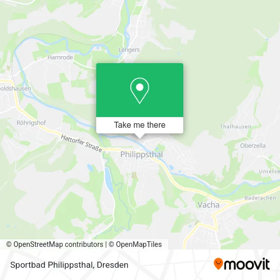 Карта Sportbad Philippsthal
