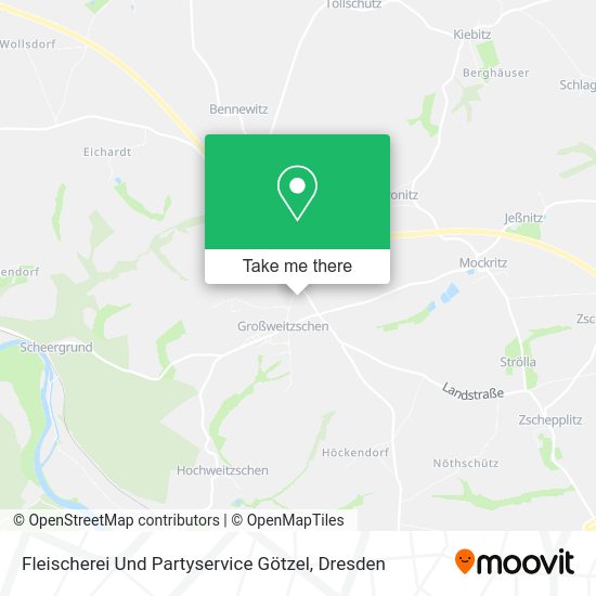 Карта Fleischerei Und Partyservice Götzel