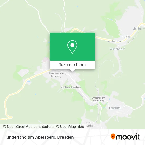 Карта Kinderland am Apelsberg