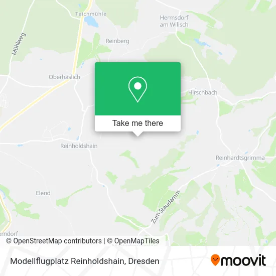 Карта Modellflugplatz Reinholdshain