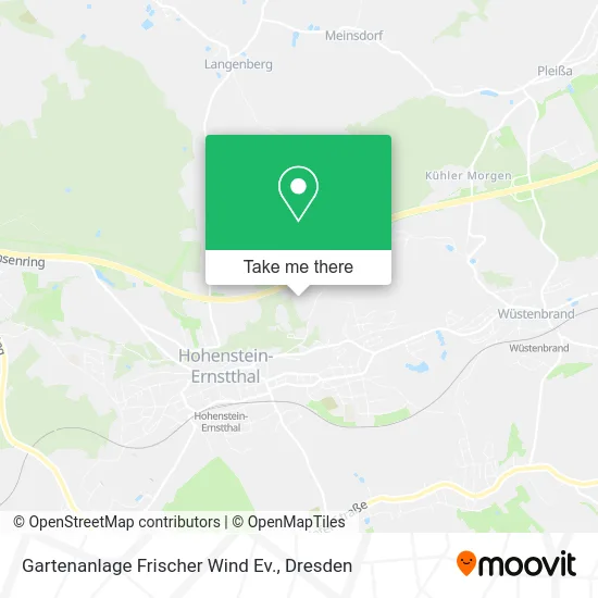 Карта Gartenanlage Frischer Wind Ev.