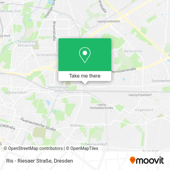 Карта Ris - Riesaer Straße