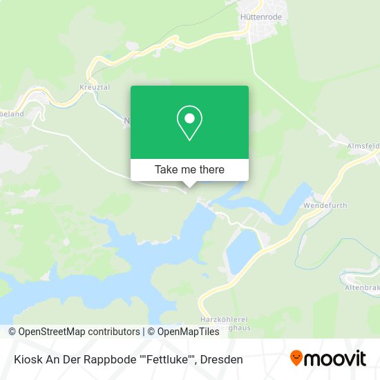 Карта Kiosk An Der Rappbode ""Fettluke""