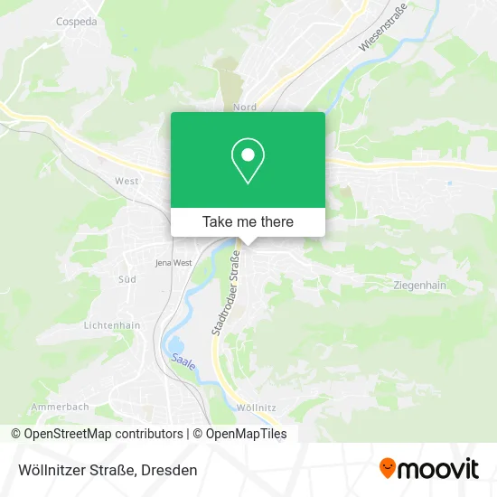 Карта Wöllnitzer Straße