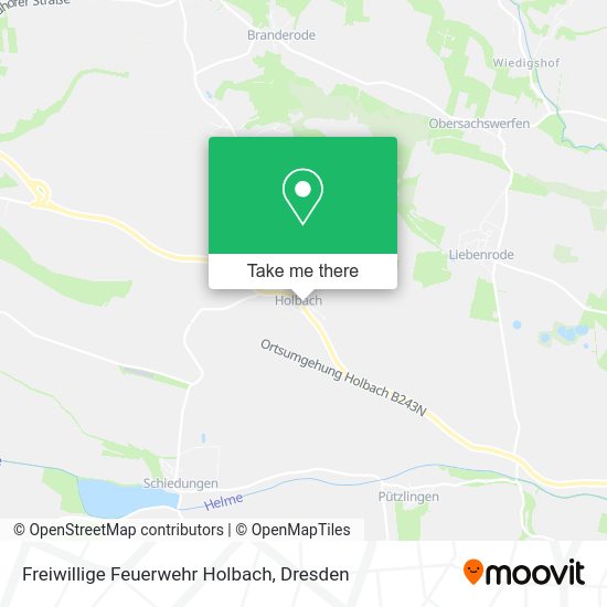 Карта Freiwillige Feuerwehr Holbach