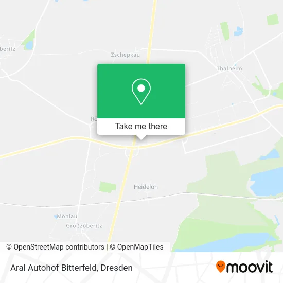 Карта Aral Autohof Bitterfeld