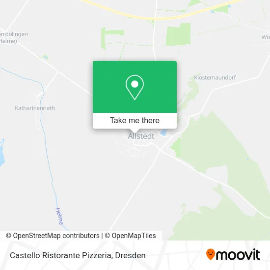 Карта Castello Ristorante Pizzeria