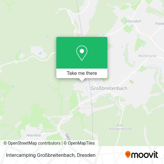 Карта Intercamping Großbreitenbach
