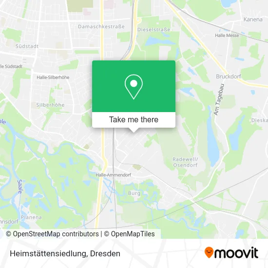 Карта Heimstättensiedlung