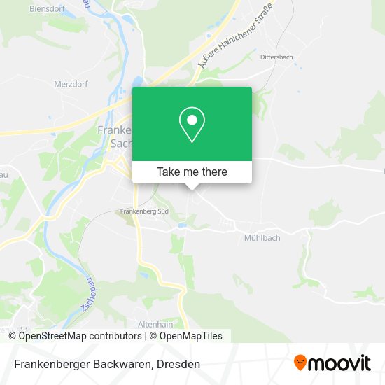 Карта Frankenberger Backwaren