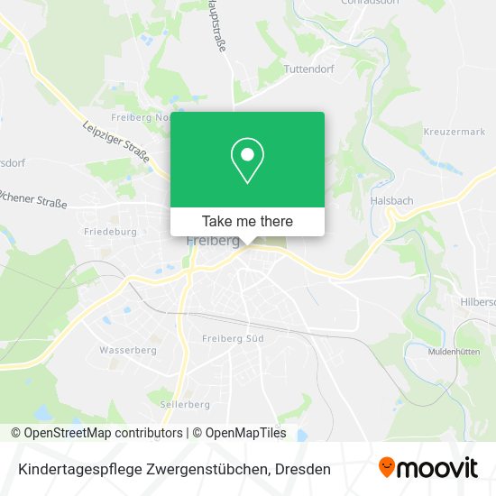 Карта Kindertagespflege Zwergenstübchen