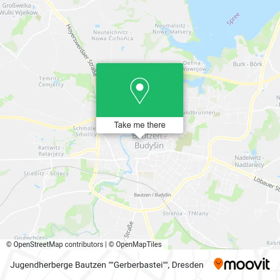 Карта Jugendherberge Bautzen ""Gerberbastei""