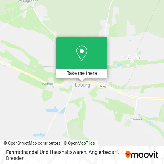 Карта Fahrradhandel Und Haushaltswaren, Anglerbedarf