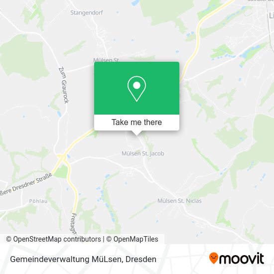 Карта Gemeindeverwaltung MüLsen