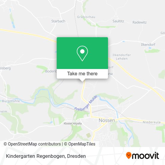 Карта Kindergarten Regenbogen