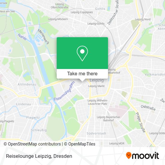 Карта Reiselounge Leipzig