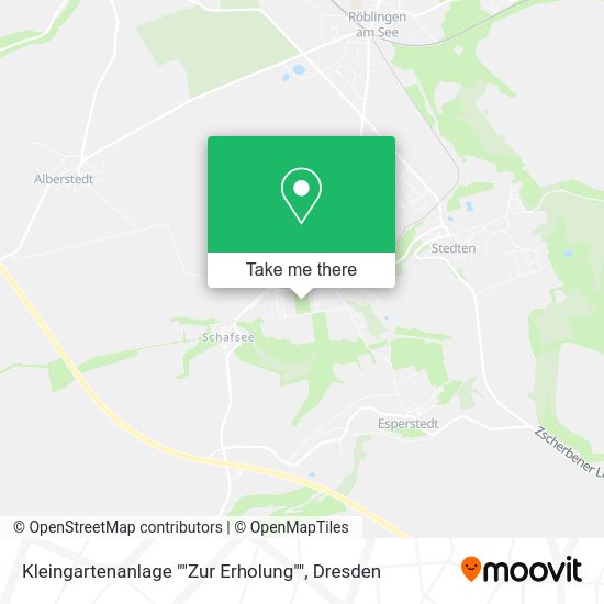 Карта Kleingartenanlage ""Zur Erholung""
