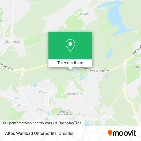 Карта Altes Waldbad Unterpörlitz