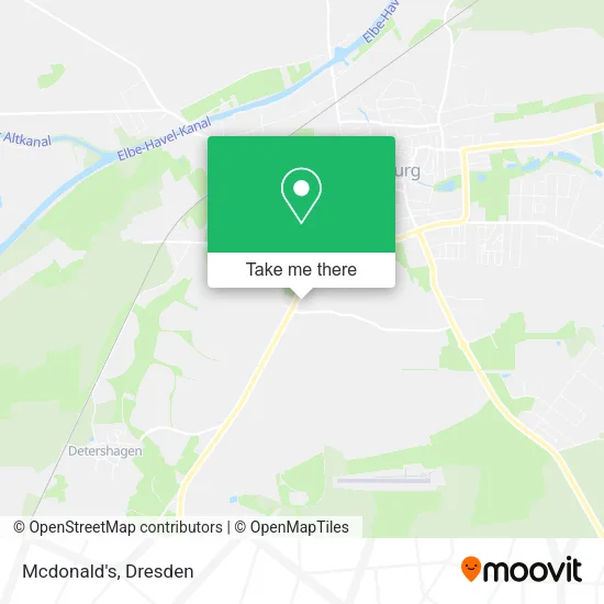 Карта Mcdonald's