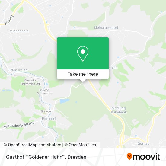Карта Gasthof ""Goldener Hahn""