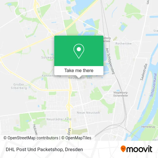 Карта DHL Post Und Packetshop